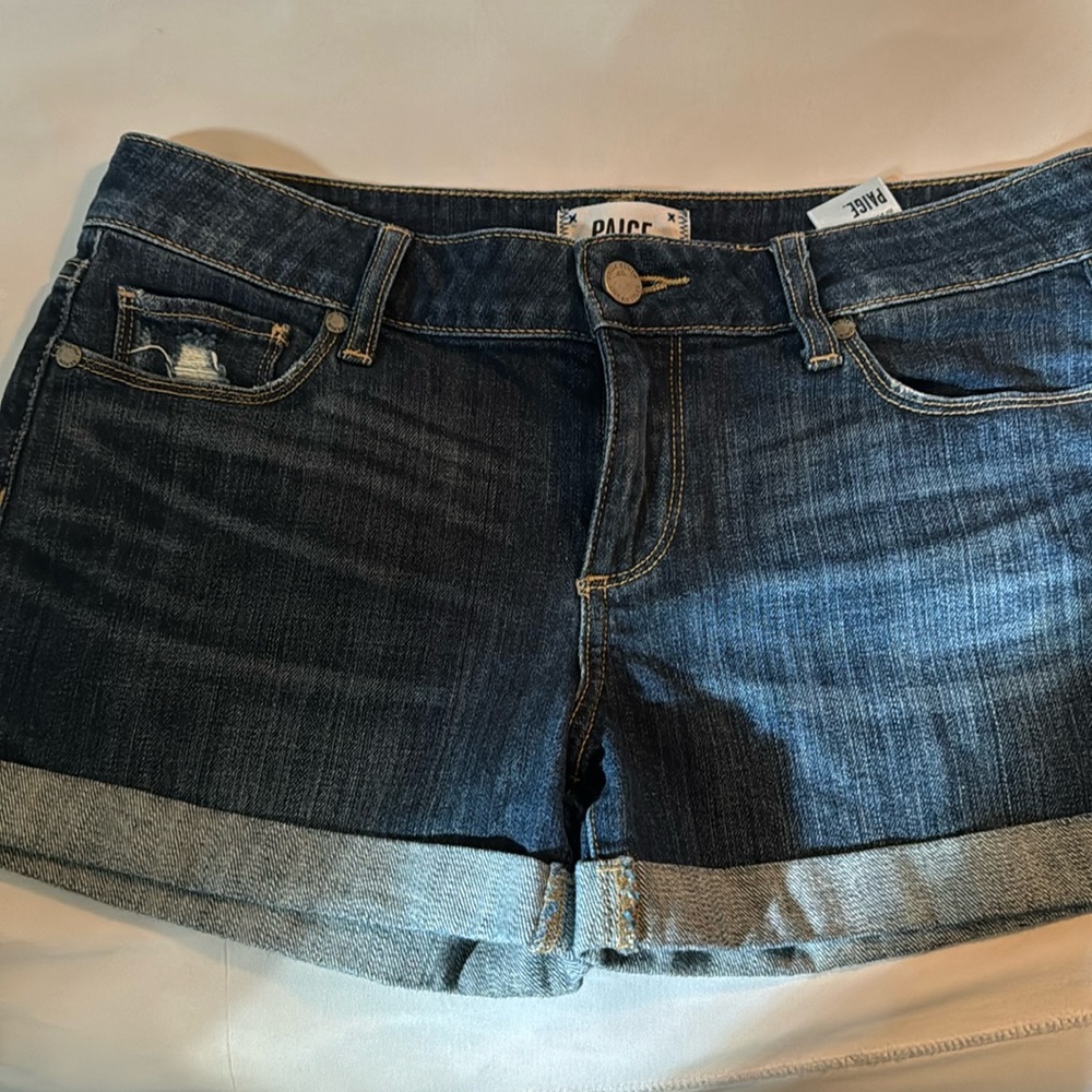 PAIGE denim shorts size 27
